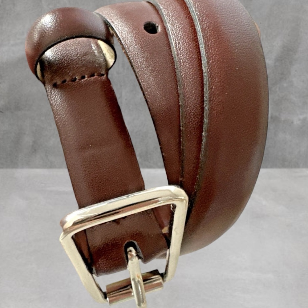 Banana Republic Belt Roller Buckle Leather Skinny Med